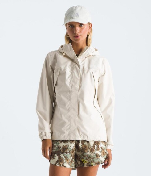 Campera Impermeable Antora mujer White Dune