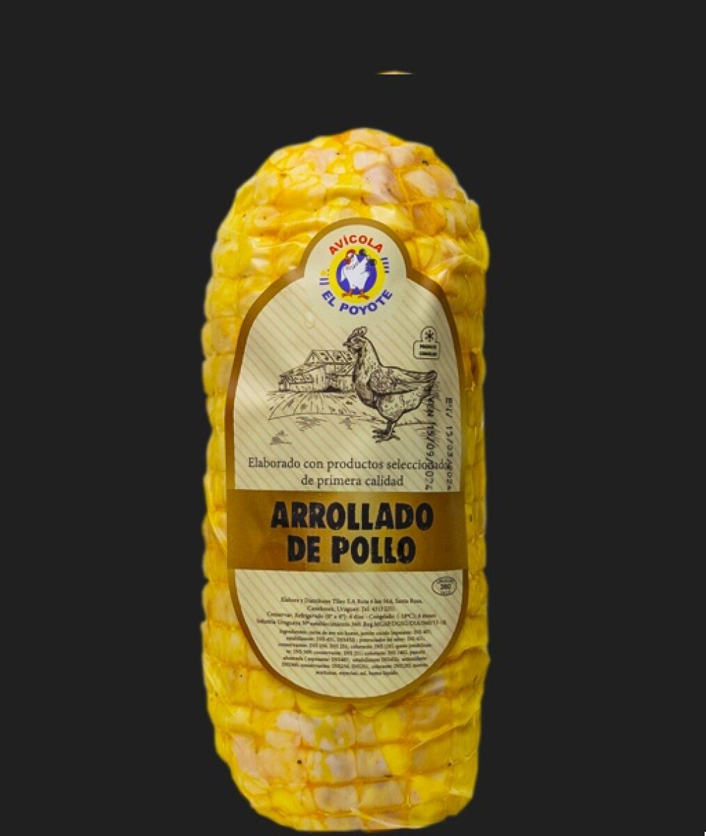 Pollo arrollado jamón 