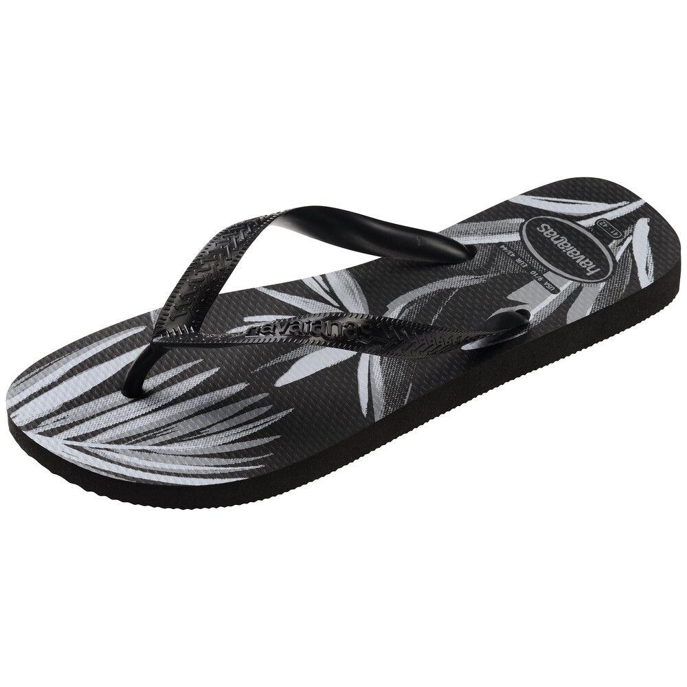 Sandalias Havaianas Aloha Hombre Negro/Negro/Gris