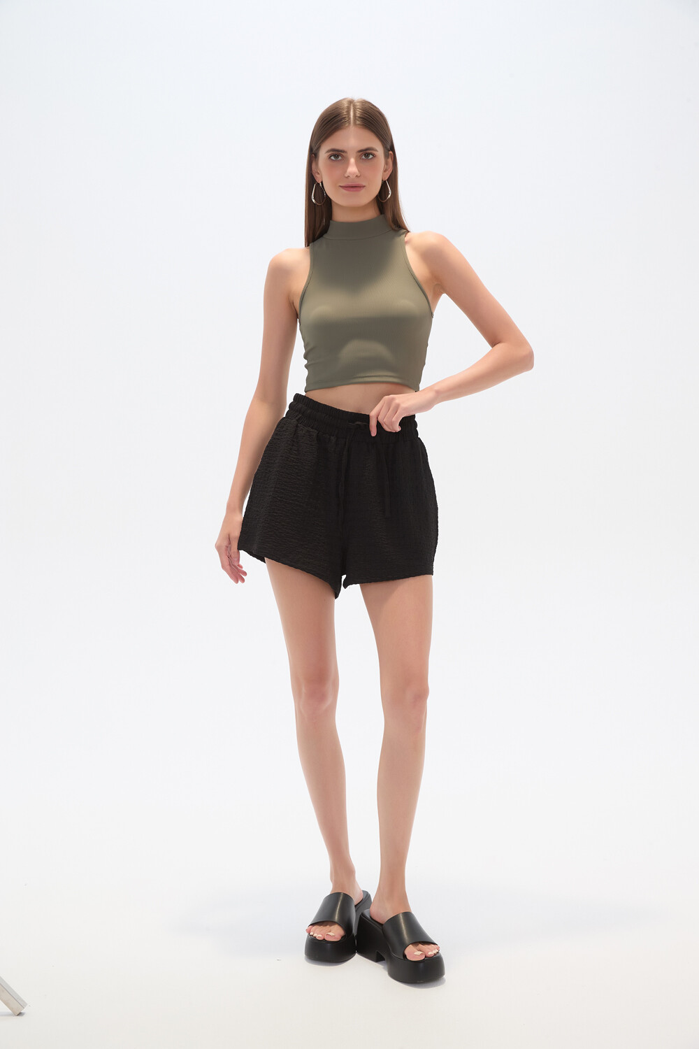 Short Christa Gris Medio