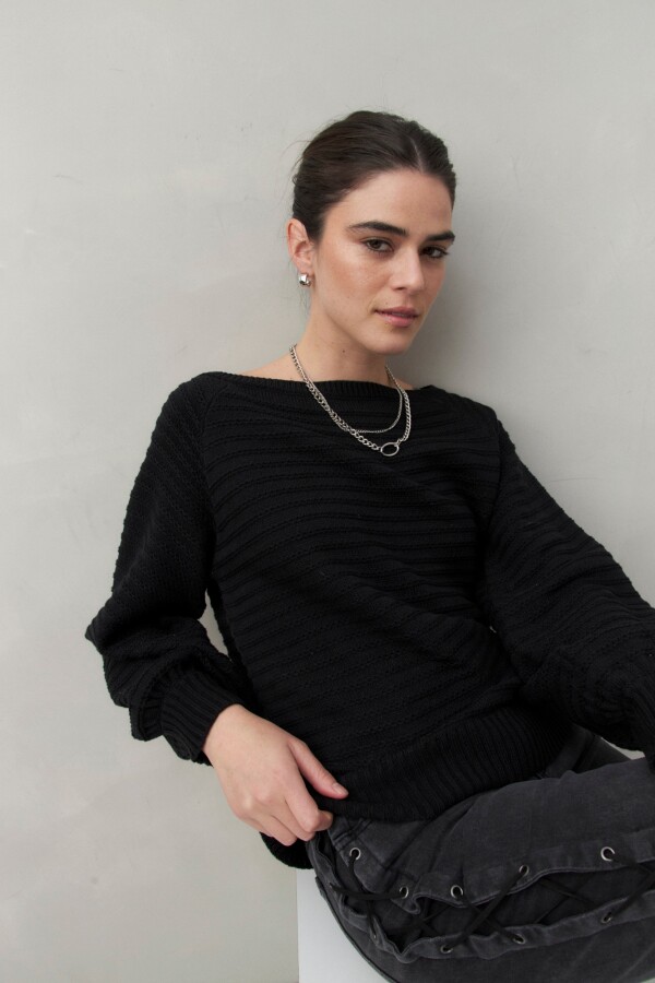 SWEATER GRETEL Negro