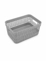 CESTA PLASTICA GRIS
