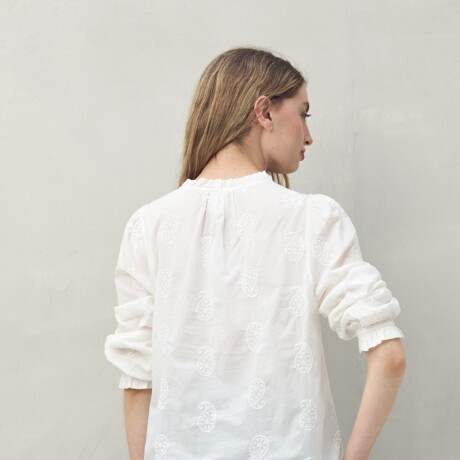 CAMISA ARABESCO Blanco