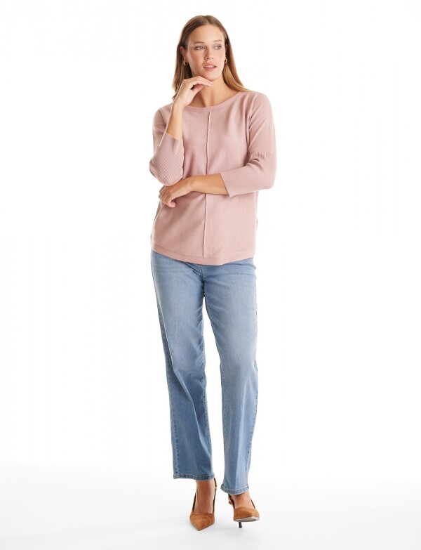 Buzo Espalda Botones ROSA OSCURO