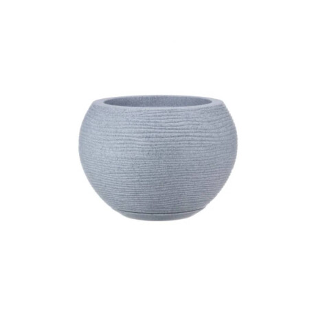 MACETA 27X24CM FLORENCA SISAL EFECTO PIEDRA GRIS