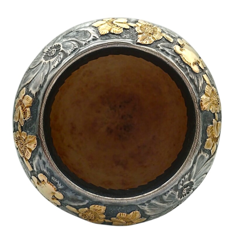 Mate torpedo linea Bresciani - Plata y oro - MTTO38 Negrouniforme