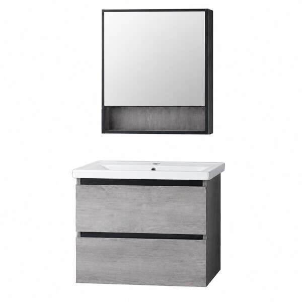 CONJUNTO MUEBLE DE BAÑO SUSPENDIDO MODELO 2023-60-5 / MUEBLE + BACHA + BOTIQUIN CON ESPEJO Conjunto Mueble De Baño Suspendido Modelo 2023-60-5 / Mueble + Bacha + Botiquin Con Espejo