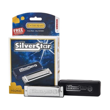Armonica Hohner M5042086 Silver Star Small Box G Major Armonica Hohner M5042086 Silver Star Small Box G Major