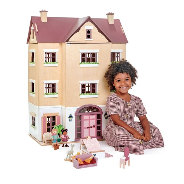 Juguete Casa Salon Fantail Tender Leaf Infantil Madera Niño Juguete Casa Salon Fantail Tender Leaf Infantil Madera Niño