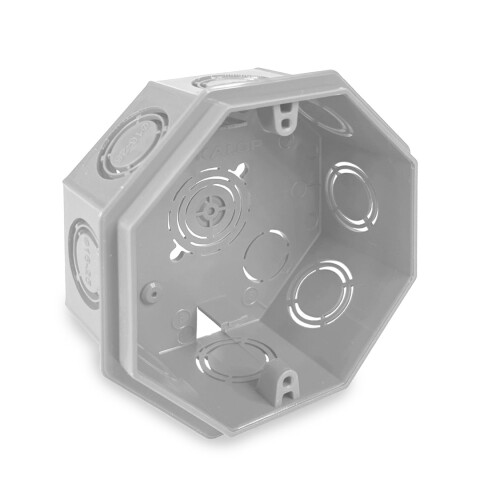 CAJA DE CONEXIÓN OCTOGONAL 10x10 GRIS. KALOP CAJA DE CONEXIÓN OCTOGONAL 10x10 GRIS. KALOP