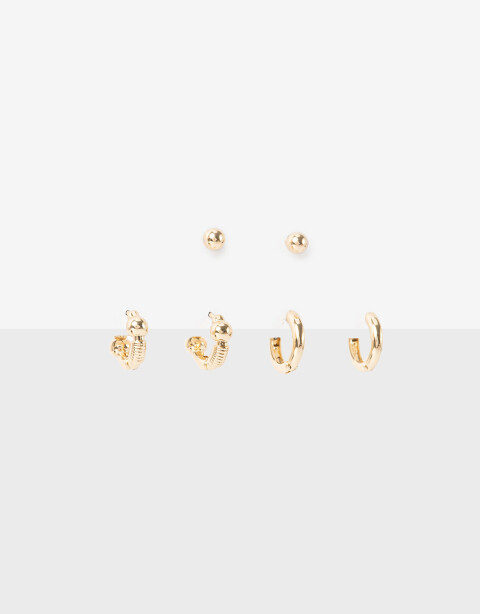 Aros Sets Metal Set De Aros - Dorado