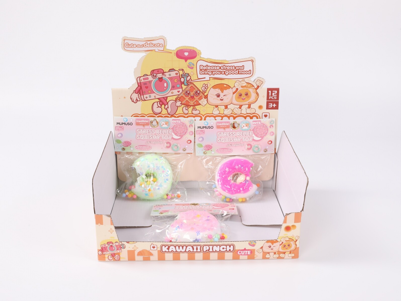 JUGUETE ANTIESTRÉS SQUISHY (DONUT COLORES MACARON) 