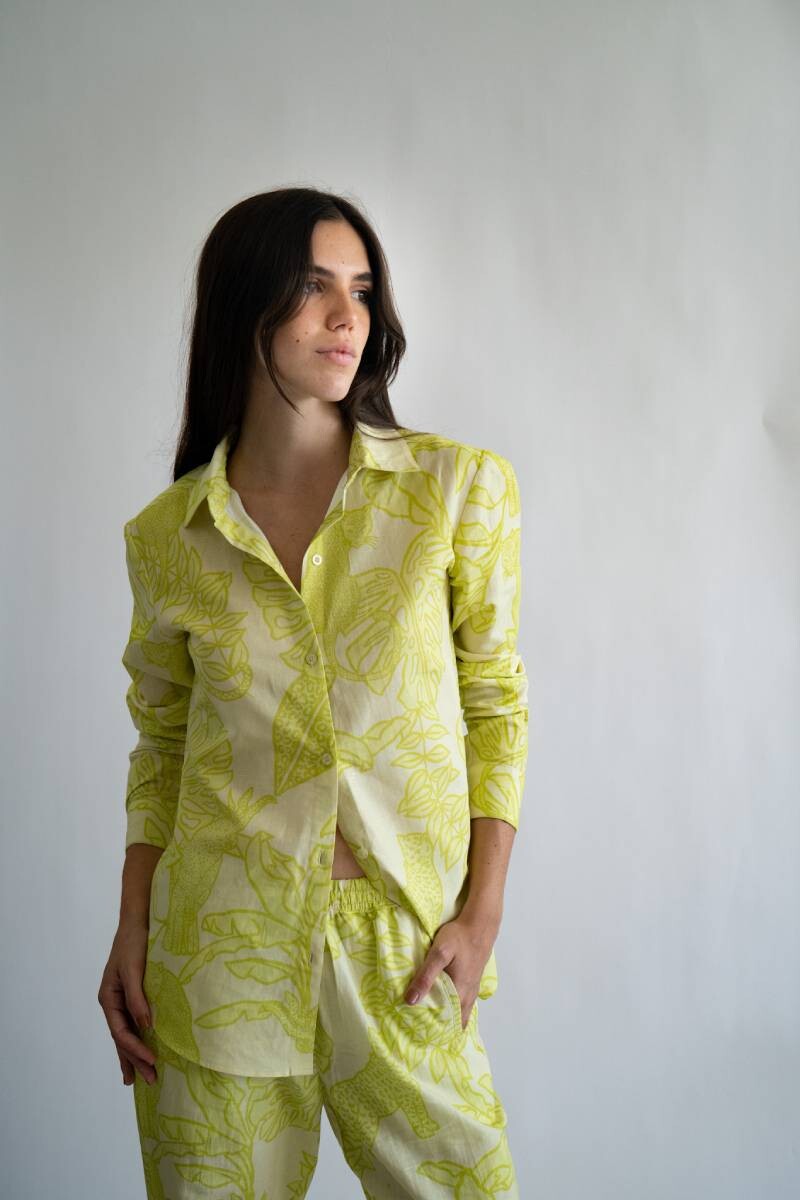 Camisa Life in Color Lime 