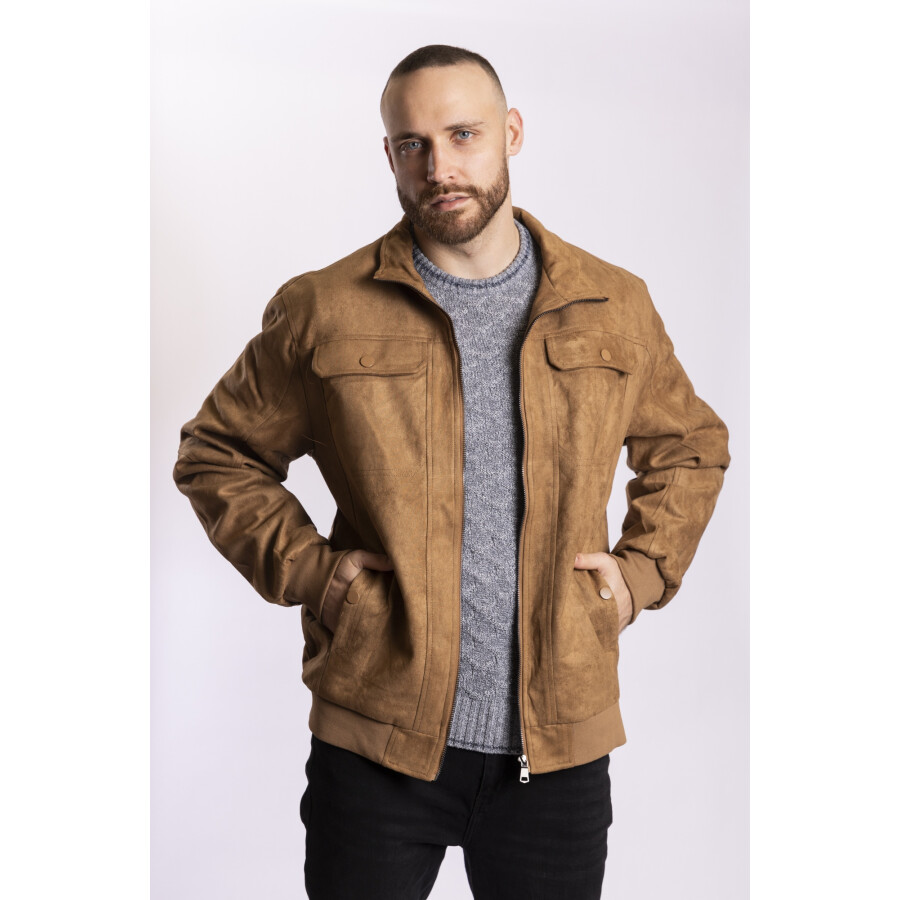 SNAKE JACKET CAMEL