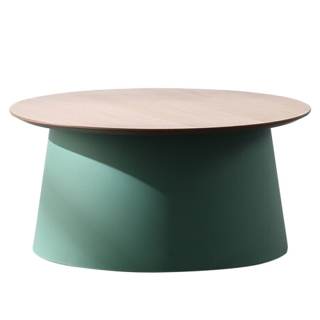 MESA CENTRAL MDF-Y-MADERA VERDE FUNGUS