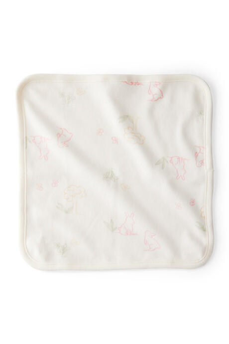 Pack seis paños de aseo de algodón terry, rosados Pack seis paños de aseo de algodón terry, rosados