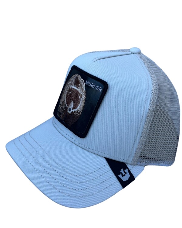 Gorra Goorin Bros Trucker Baseball - The Murder Bear Crema