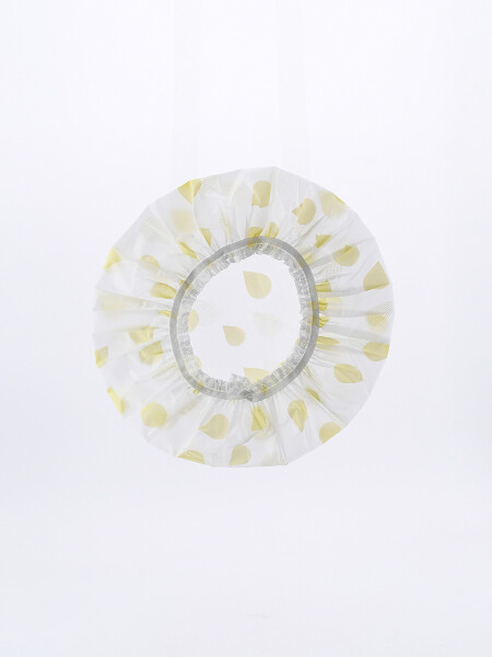 GORRA DE BAÑO ESTAMPADA BLANCO