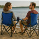 Silla Camping Pesca Plegable Estructura Metal Azul