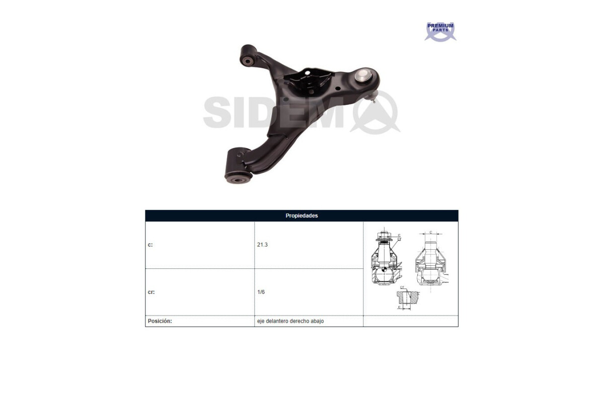 Parilla De Susp Del Ford Ranger 4X4/Ranger 4X2 Mazda Bt50 12-25 Der Parilla De Susp Del Ford Ranger 4X4/Ranger 4X2 Mazda Bt50 12-25 Der