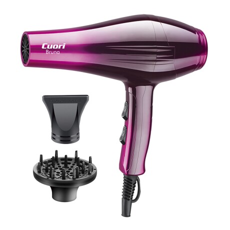 Secador de Pelo Profesional 2 Vel y 3 Temp 2000W Cuori Bruna Lila