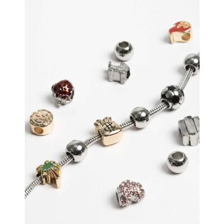 Set De Collar Y Dijes Vision Board Combinacion Multicolor