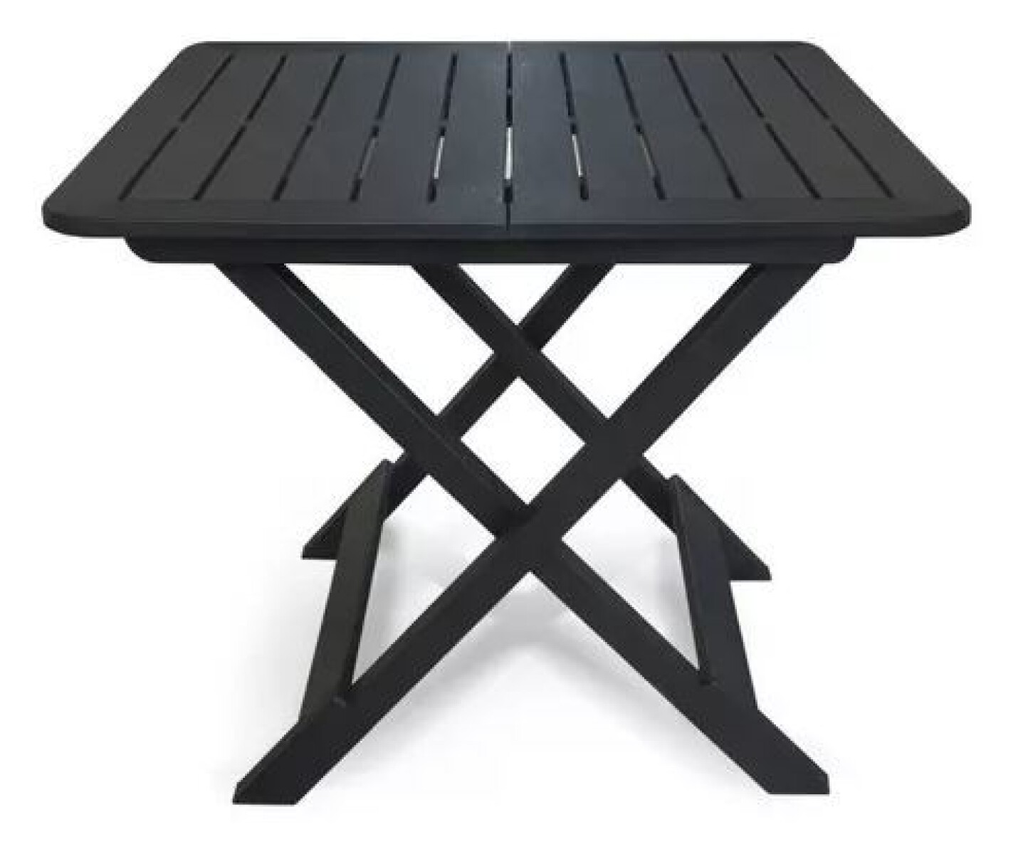 Mesa Plegable 80x72 Negra Polipropileno 