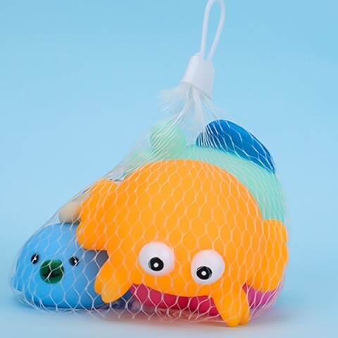 SET DE JUGUETES SONOROS (ANIMALES MARINOS / PACK X5) SET DE JUGUETES SONOROS (ANIMALES MARINOS / PACK X5)