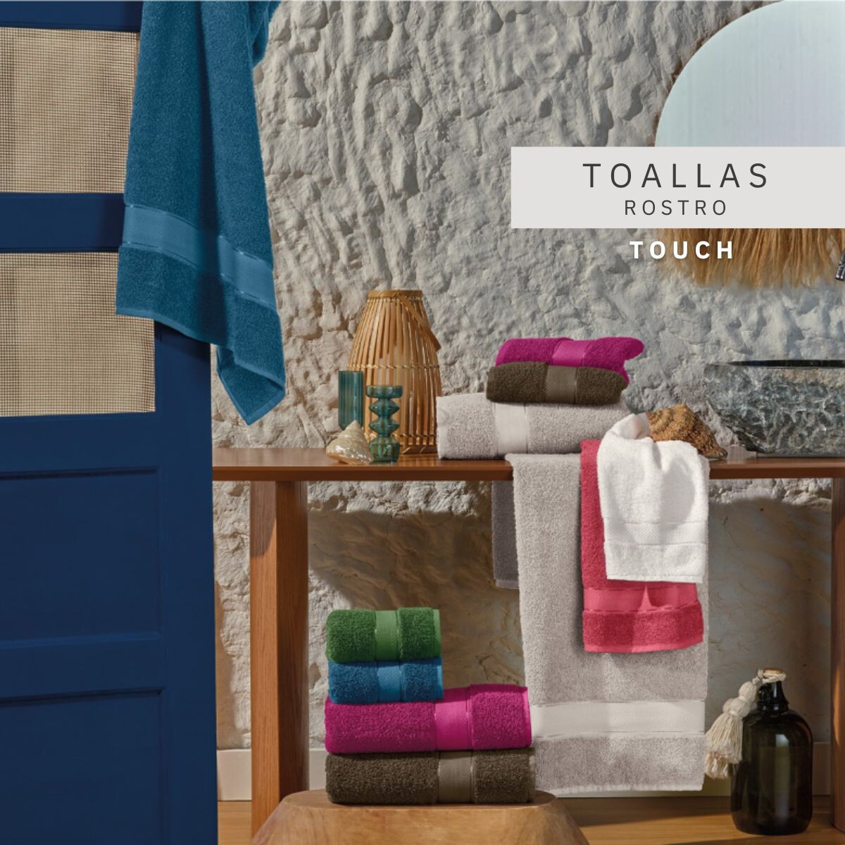 TOALLA DE ROSTRO 45X75 CM - FUXIA 