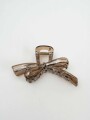 Pinza De Pelo Moño Marron