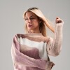 Buzo tejido slowly Beige/pink