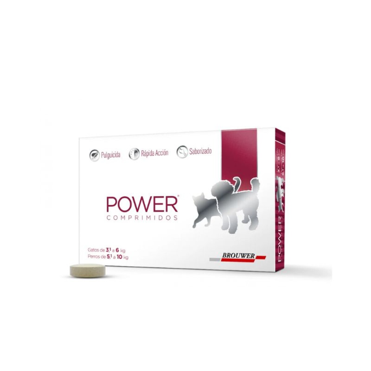 POWER COMPRIMIDOS PERROS 5-10 kg & GATOS 3-6 kg - Power Comprimidos Perros 5-10 Kg & Gatos 3-6 Kg 