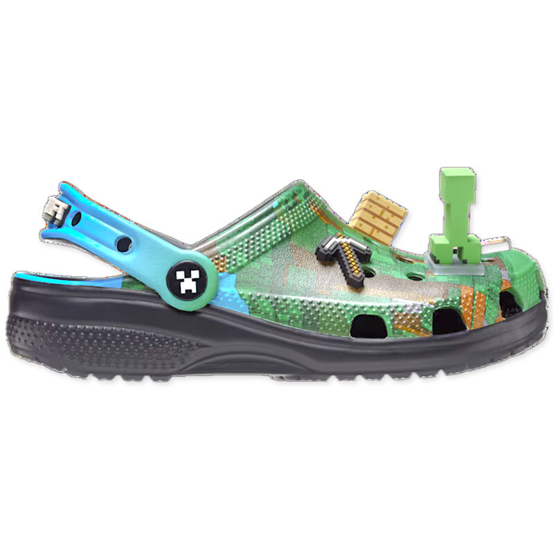 Crocs Classic Clog Minecraft Multicolor