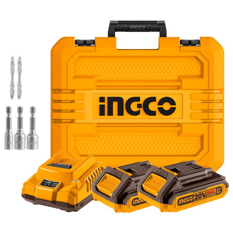 Llave de Impacto Ingco CIRLI2028 20V con Accesorios Llave de Impacto Ingco CIRLI2028 20V con Accesorios