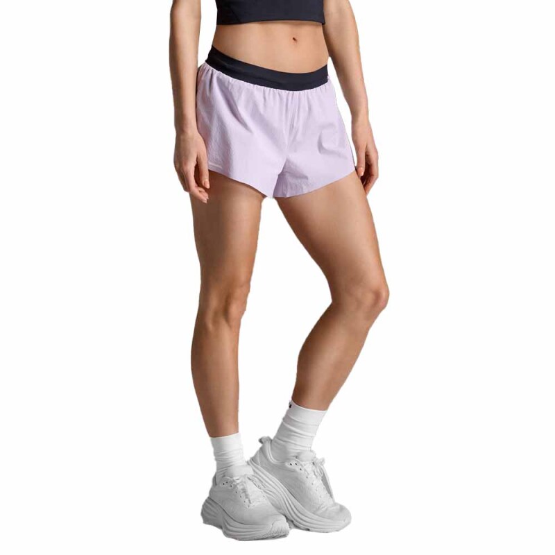 Short Running Light Speed 3 Inch Mujer Virtual Violet/white Reflective
