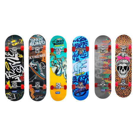 Skate Varios Estampas 78x20Cm Princip/Interm Jovenes/Adultos Skate Varios Estampas 78x20cm Princip/interm Jovenes/adultos