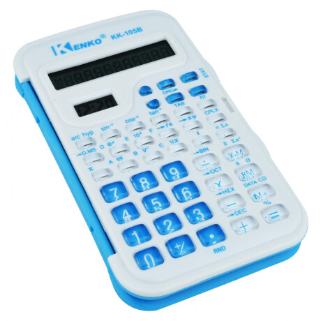 CALCULADORA CIENTIFICA 10 DIG C/TAPA Y RELOJ COLOR BLISTER KK-105B 25039 CALCULADORA CIENTIFICA 10 DIG C/TAPA Y RELOJ COLOR BLISTER KK-105B 25039