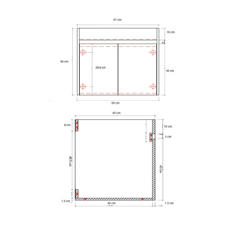 MUEBLE DE BAÑO AQUALIA BLANCO