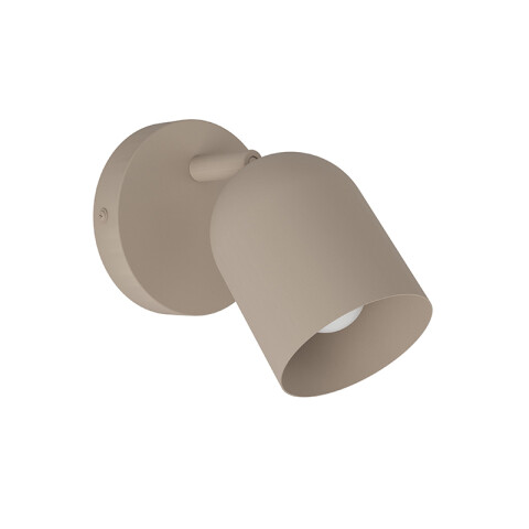 Aplique de pared orientable tipo spot en acero beige E14 EG6170
