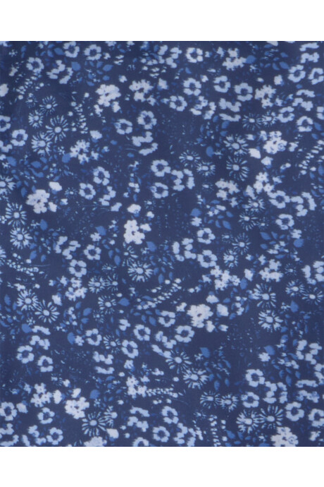 Campera resistente al agua, azul marino, diseño floral Sin color