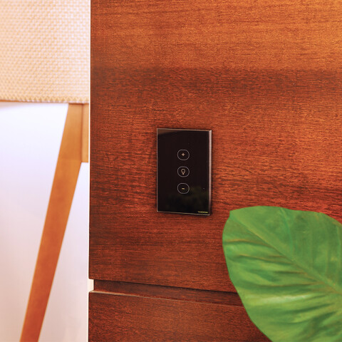 Dimmer inteligente WIFI touch negro TE3916