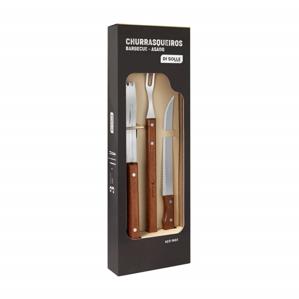 Set 3 Pinzas para parrilla profesional - Di Solle Set 3 Pinzas para parrilla profesional - Di Solle