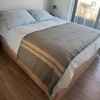 Manta pie de cama 85x230cm gris Manta pie de cama 85x230cm gris