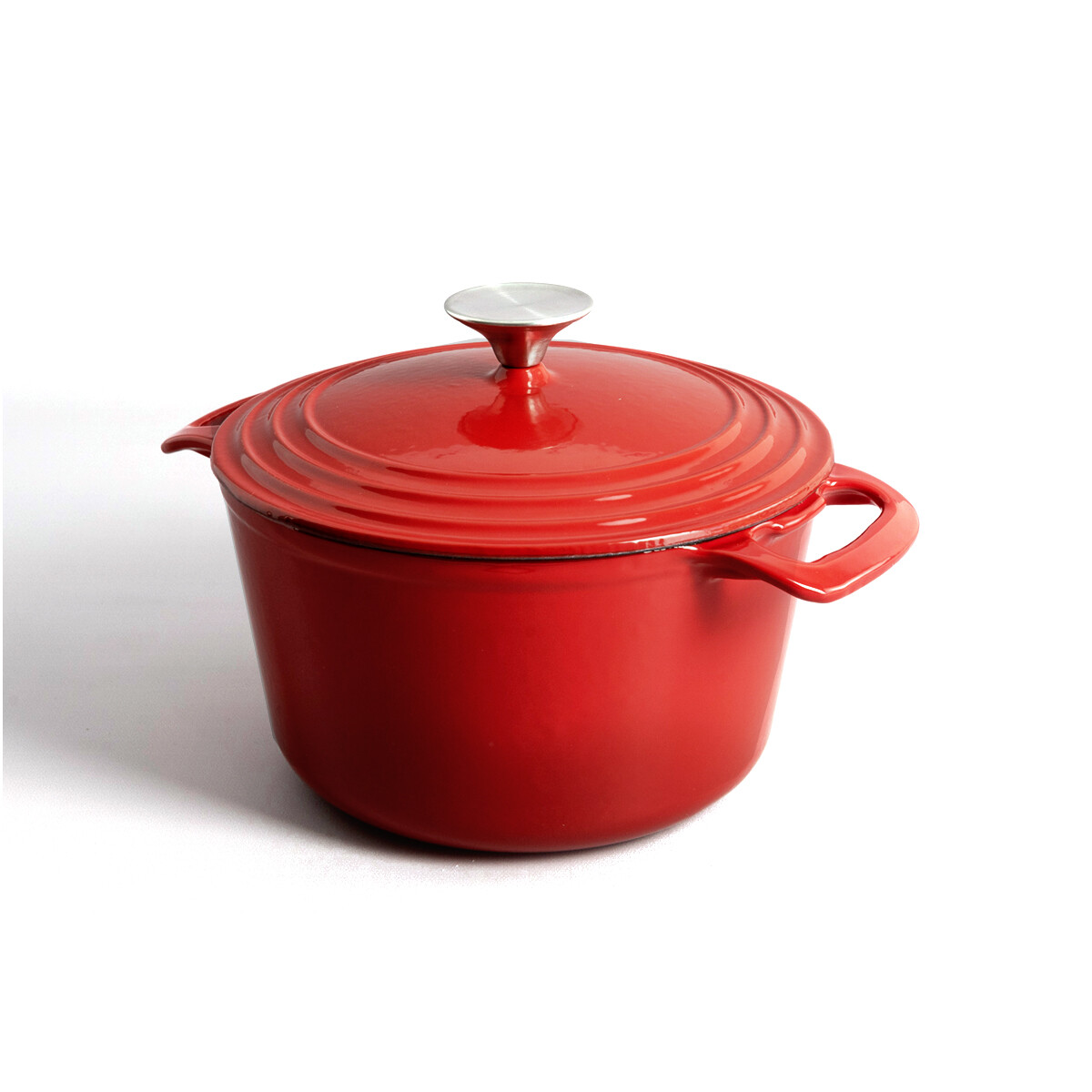 Cacerola Roja Volf Esmaltada 22cm Haoke 