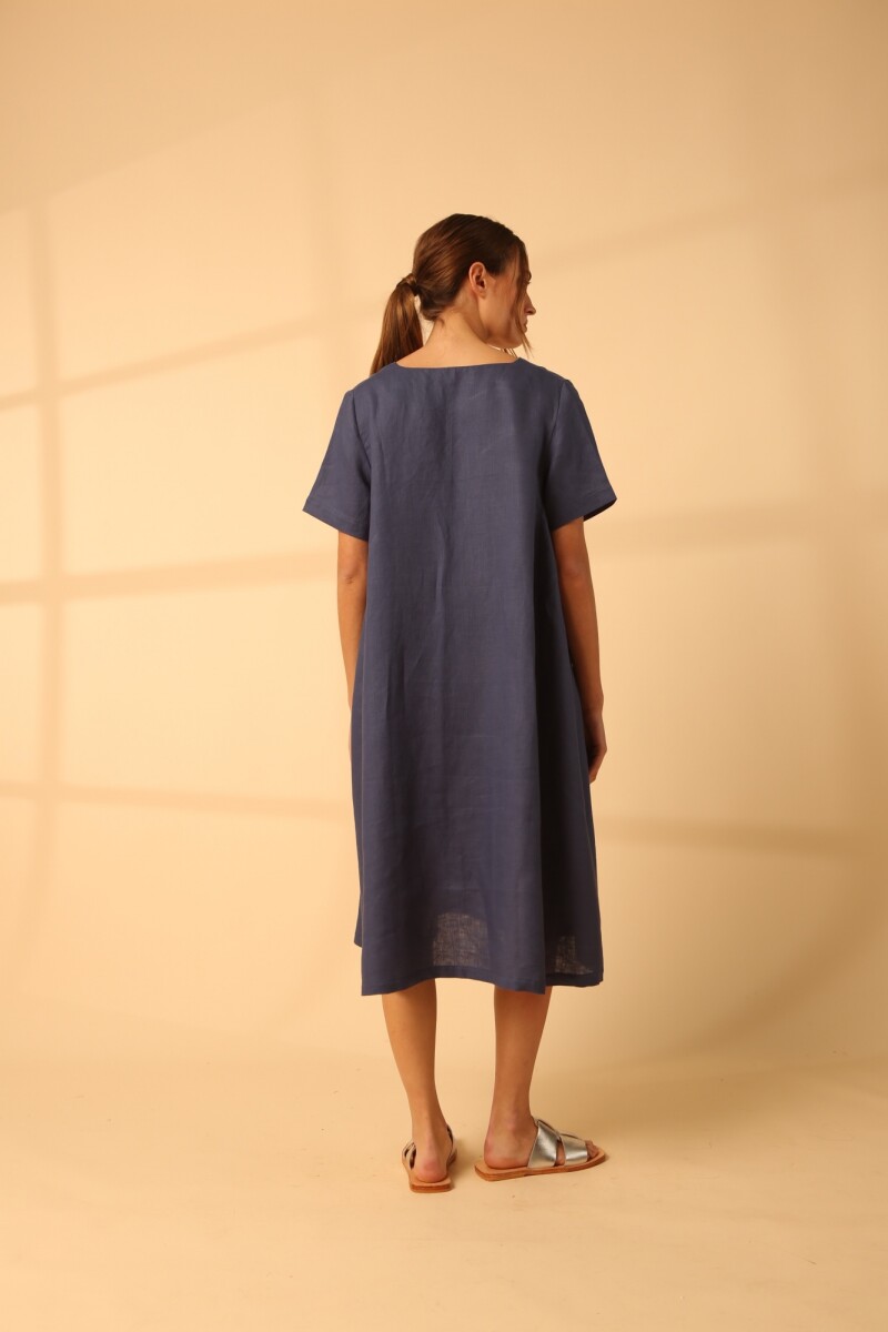 VESTIDO PRAIA SS24 Azul Piedra