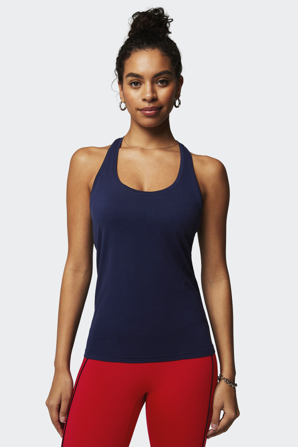 Musculosa Fabletics Tech+ Racerback Azul