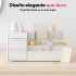 Organizador de Maquillaje IMBACK IBK-HMJ059 | 2 Cajones + Compartimentos | Multifunción para Cosméticos, Joyas y Oficina Organizador de Maquillaje IMBACK IBK-HMJ059 | 2 Cajones + Compartimentos | Multifunción para Cosméticos, Joyas y Oficina