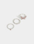 Sets Anillos Con Mariposas Sets De Anillos Con Mariposas - Plateado