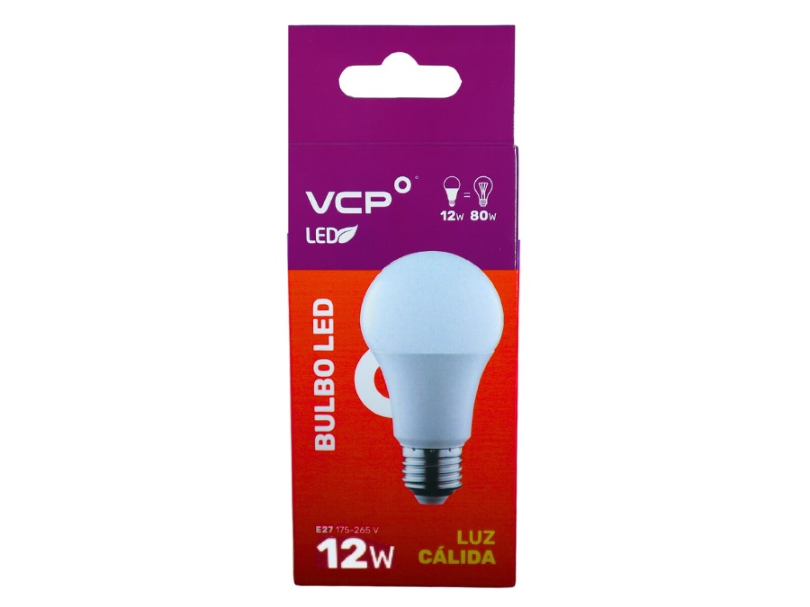LAMPARA LED BULBO 12W E27 3000K 