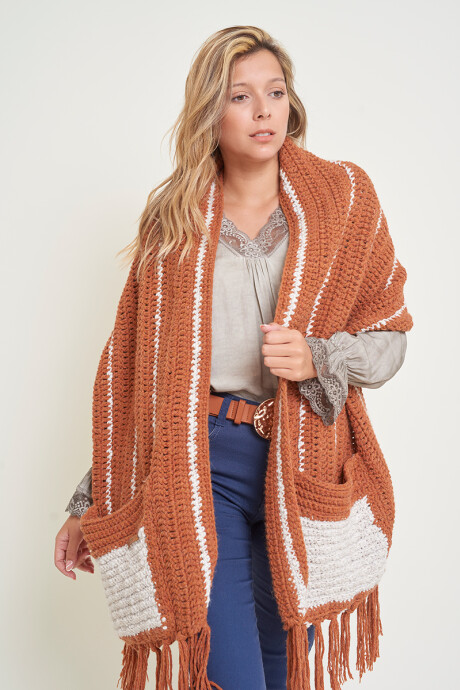 PASHMINA DANIELA Caramelo